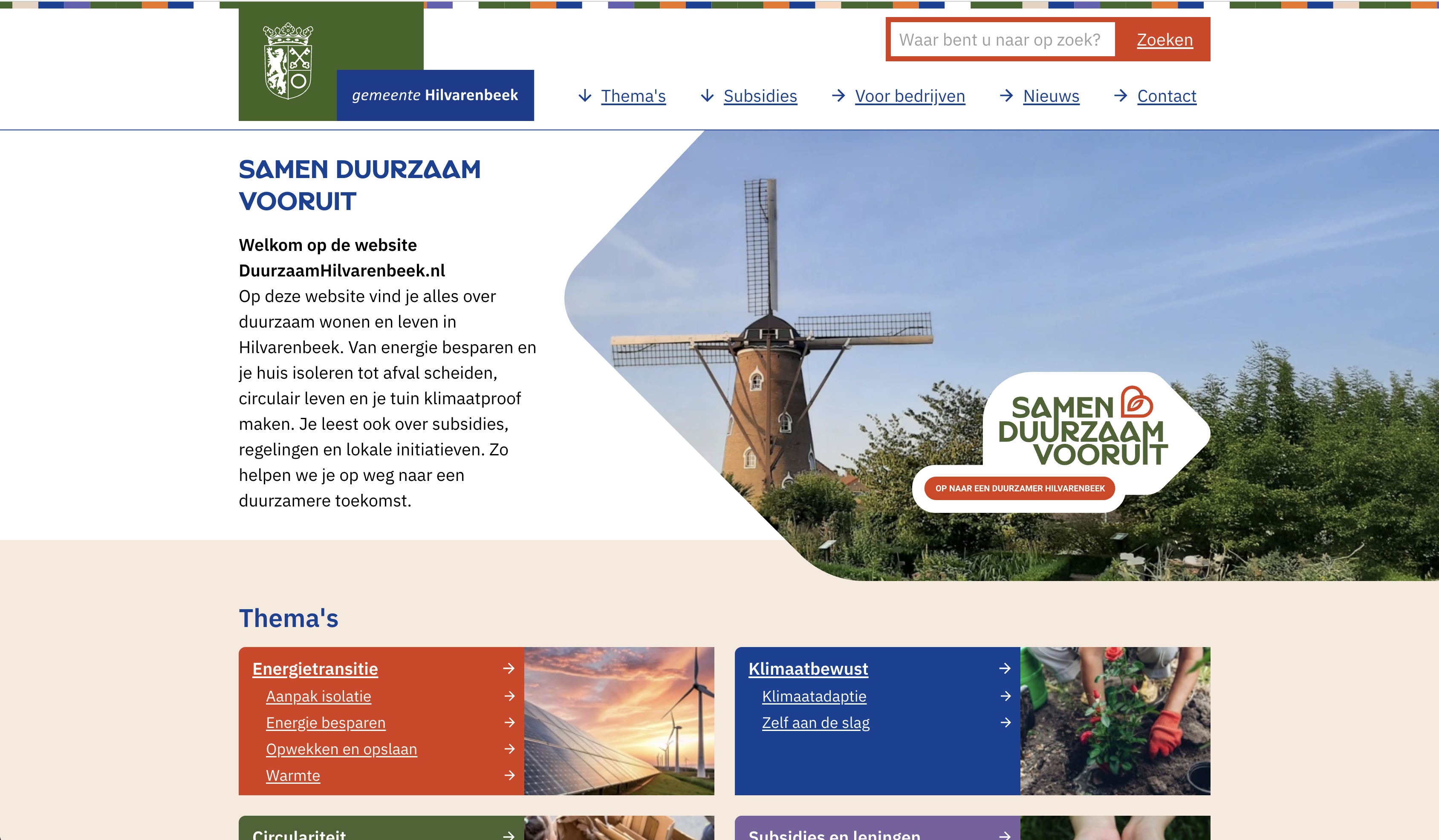 Homepage DuurzaamHilvarenbeek.nl &mdash; Samen Duurzaam Vooruit.