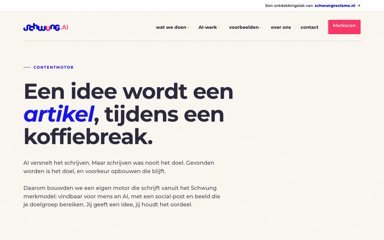 De Contentmotor
