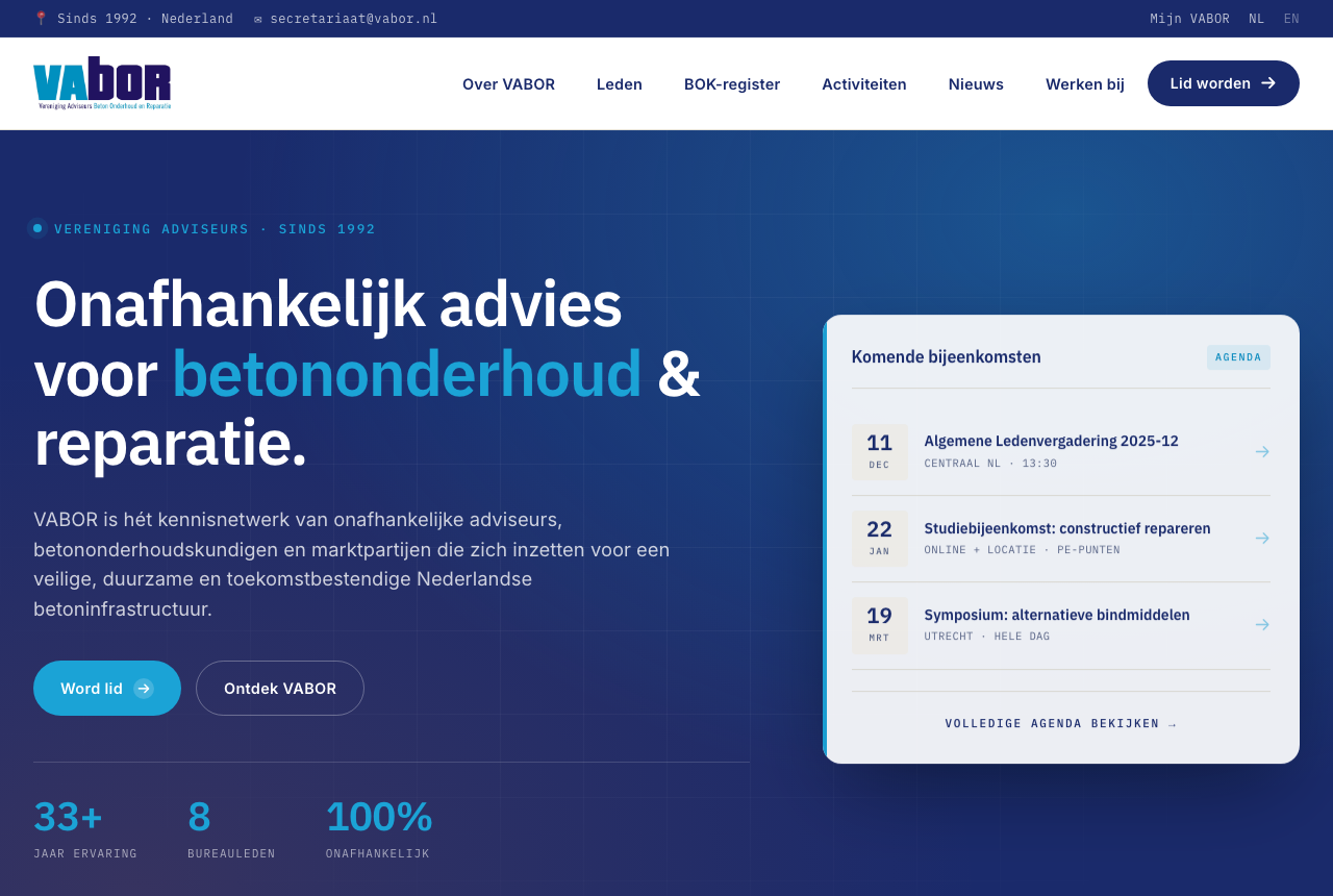 De Vabor-site